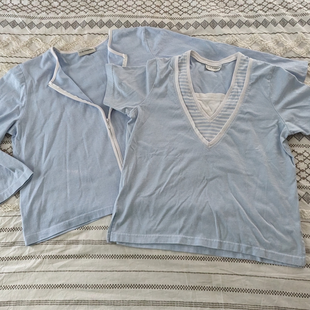C.D. Petites Jacket & Shirt (2-piece set)